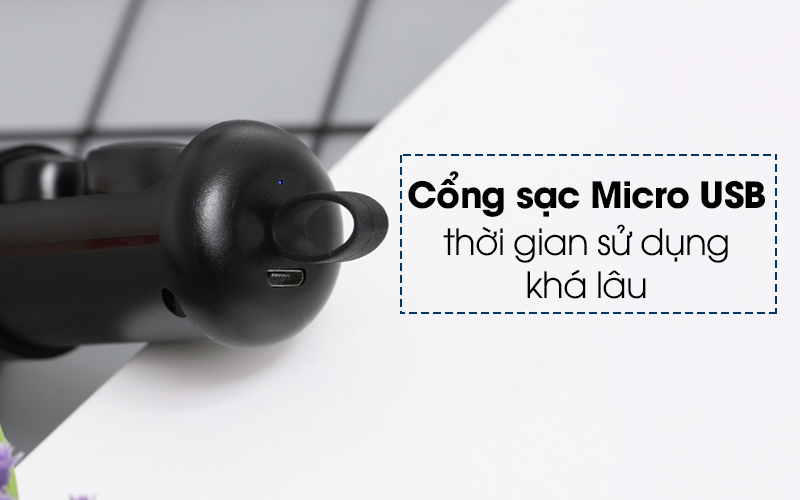 Tai nghe Bluetooth True Wireless Mozard AT5 Đen