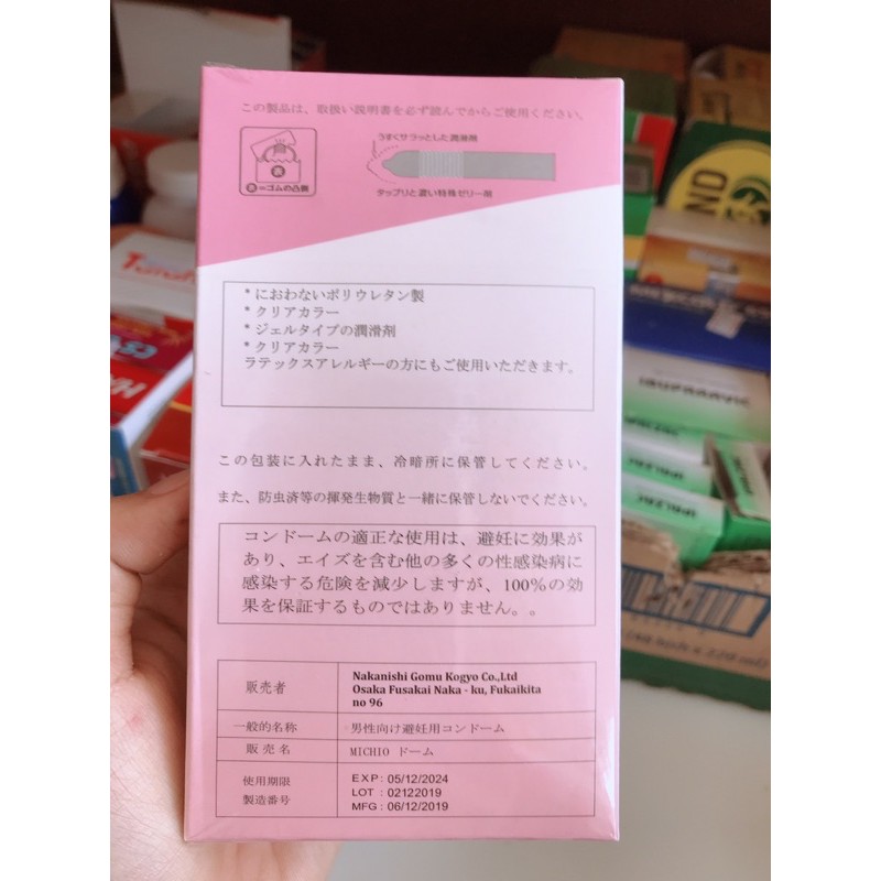 [HCM]Bao cao su Michio Nhật Bản H/12c