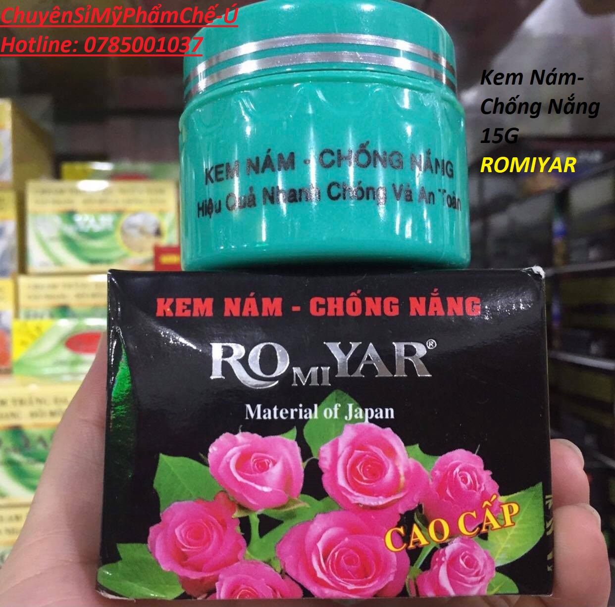 Kem Nám Xanh-Chống Nắng 11g Romiyar (Mẫu Mới)