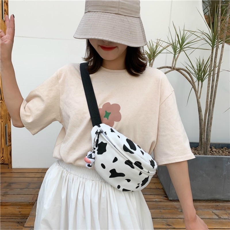 TÚI BAO TỬ - HOẠ TIẾT BÒ SỮA