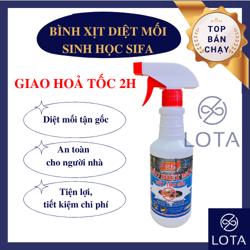 BÌNH XỊT DIỆT MỐI TẬN GỐC SIFA 493ML, chai xịt chống mối mọt hiệu quả cao nhanh chóng, diệt mối ăn gỗ giấy, chai hóa chất phun diệt côn trùng gián rận bọ chét, thuốc diệt mối mọt tận gốc