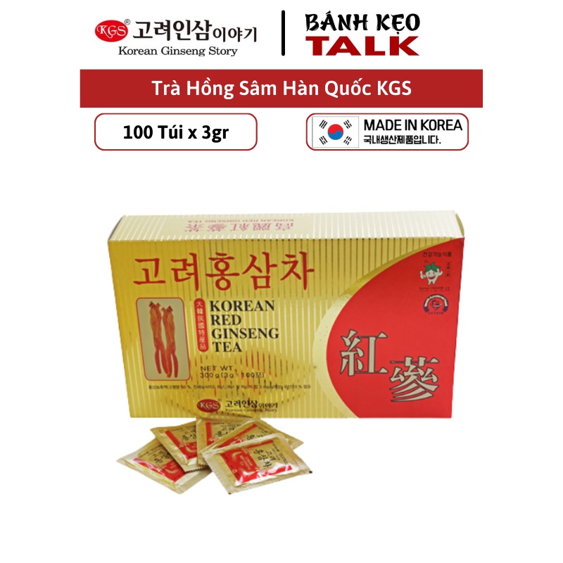 Trà Hồng Sâm Hàn Quốc KGS 300g (3g x 100gói).