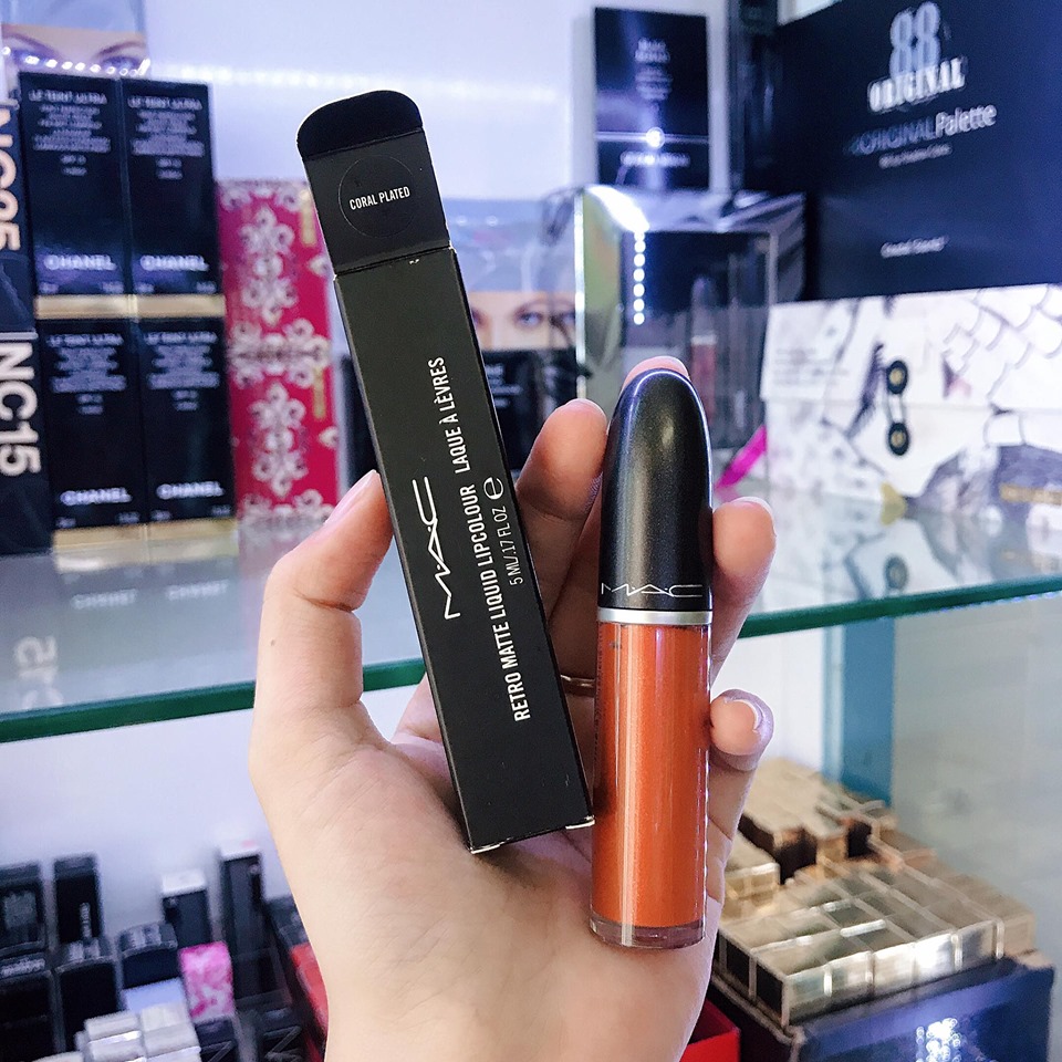 Son Kem Mac Retro Matte Liquid - Coral Plated
