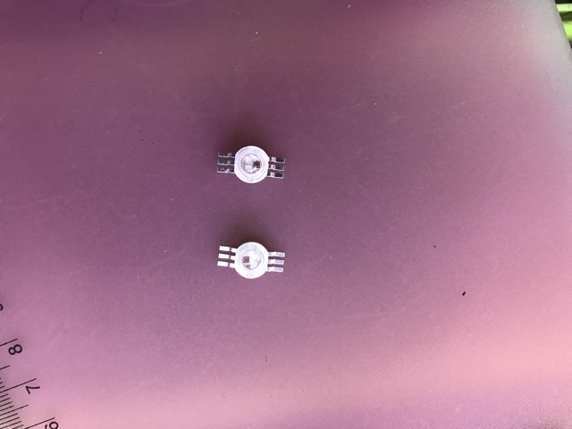 Mắt led 3w -7 mầu