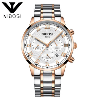 [ XẢ HÀNG ] Đồng hồ nam NIBOSI 2339 dây thép chạy 6 kim lịch ngày đẳng cấp doanh nhân đồng hồ nam thời trang sang trọng lịch lãm XP-2339S thumbnail