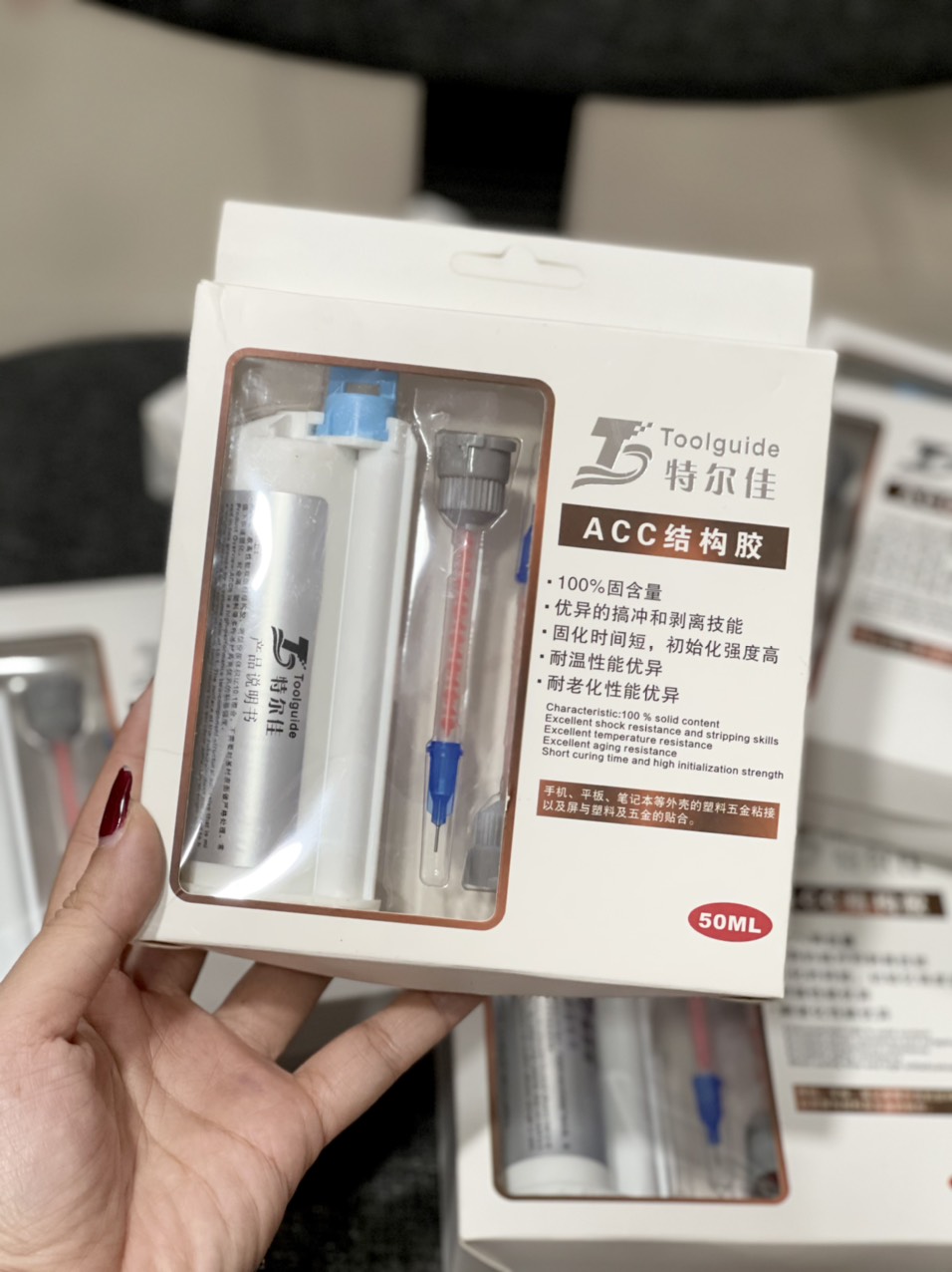 Keo 2 thành phần cao cấp Devcon 50ml, kèm 5 đầu trộn keo
