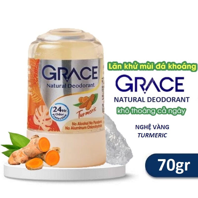 Grace Natural Crystal Deodorant Stick 70G