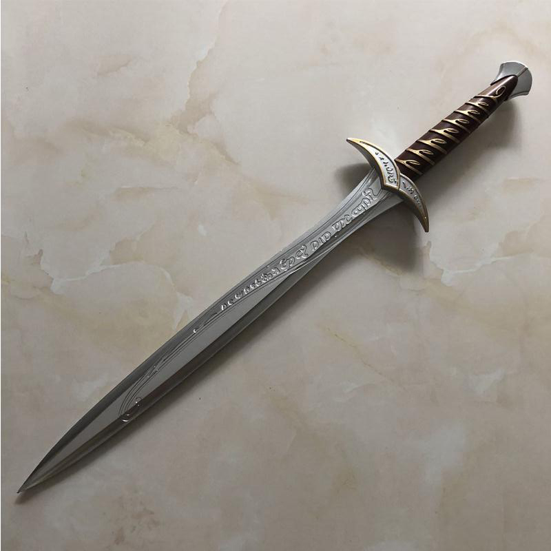 99cm các elves thanh kiếm cos thanh kiếm orcrist thanh kiếm mô phỏng vũ khí trẻ em của đồ chơi đảng trang trí chương trình ma thuật vòng 1:1 đạo cụ