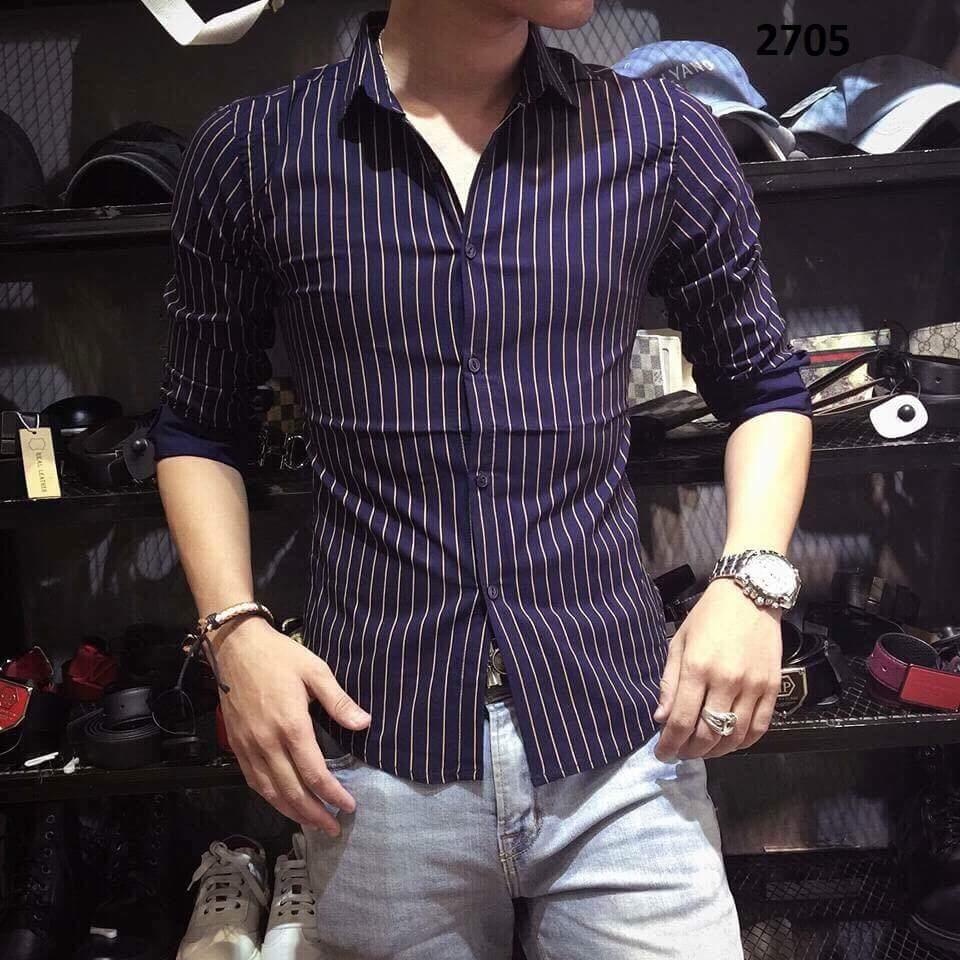 SƠ MI KẺ SỌC HÀNG ĐẸP