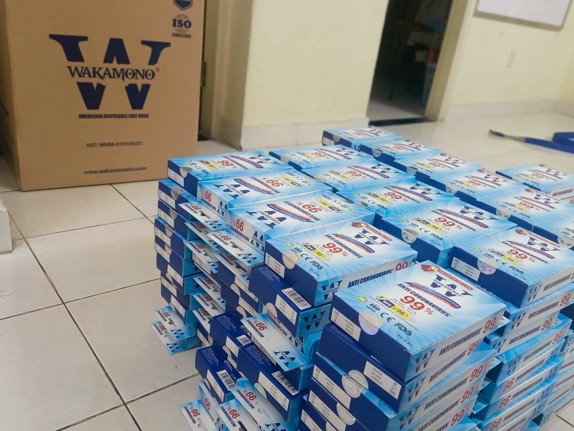 KHẨU TRANG Y TẾ DIỆT VIRUS CORONA – (4 Lớp, Hộp 10 Cái)