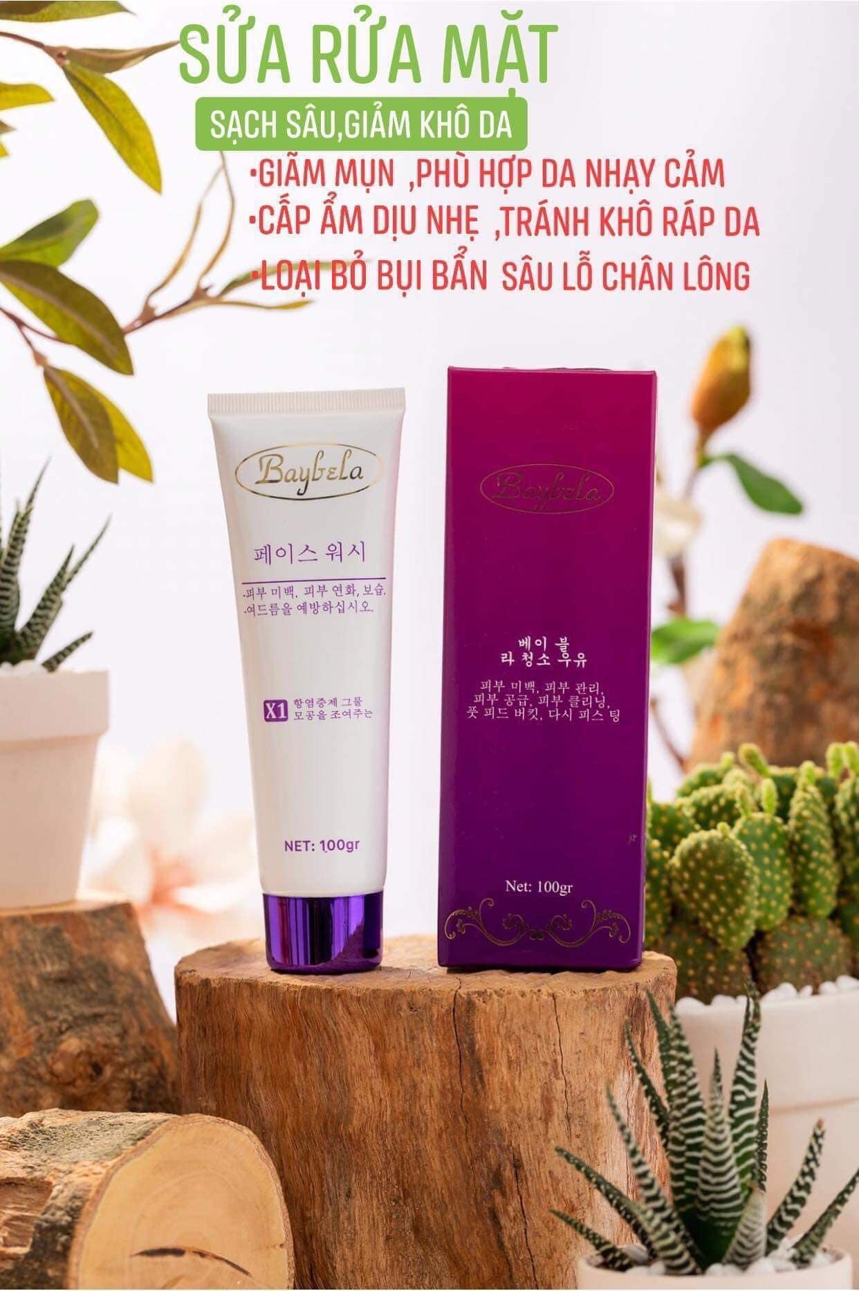 Sửa rửa mặt Baybel Hàn Quốc
