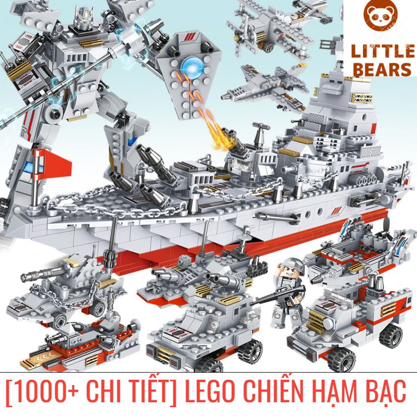 [1000+ CHI TIẾT] LEGO CHIẾN HẠM BẠC