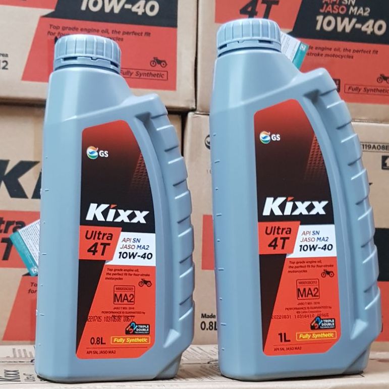 Nhớt Kixx 10W40 Fully Synthentic nhập khẩu Hàn Quốc, nhớt kixx 10W40 cho xe máy xe côn tay