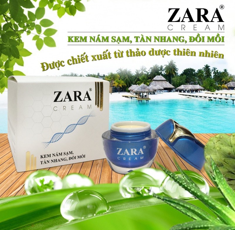 KEM NÁM SẠM , TÀN NHANG , ĐỒI MỒI ZARA 12Gram