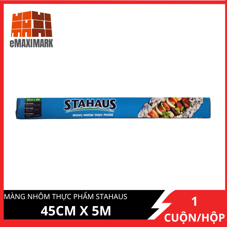 Màng nhôm thực phẩm stahaus 45cm x 5m