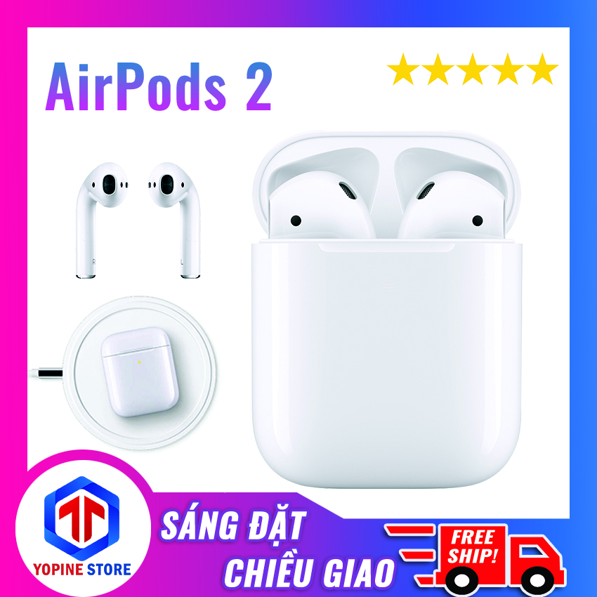 Tai Nghe AirPods2 - ĐịnhVị/ĐổiTên, Hỗ trợ Sạc KhôngDây Phiên...