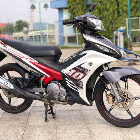 Tem rời exciter 135 zin số 10 dán xe trắng - tem chuẩn hình - không phai màu