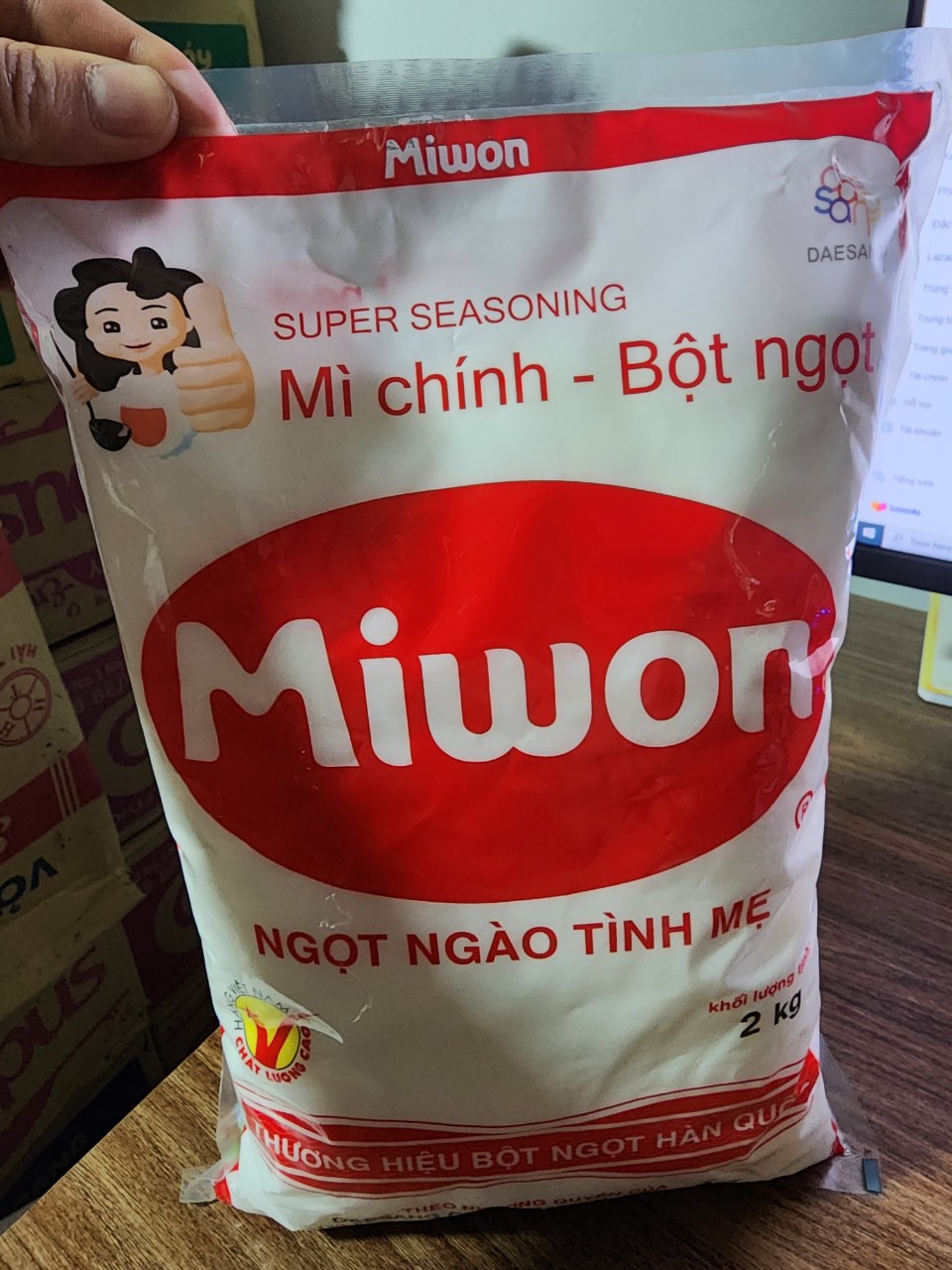Mì chính Miwon cánh lớn - Túi 2kg