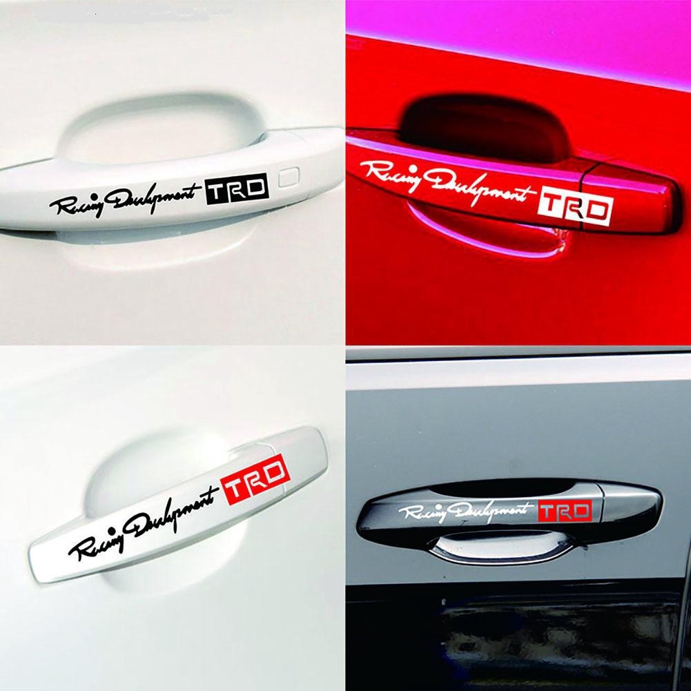 Bộ 4 tem Decal "Racing develement TRD"