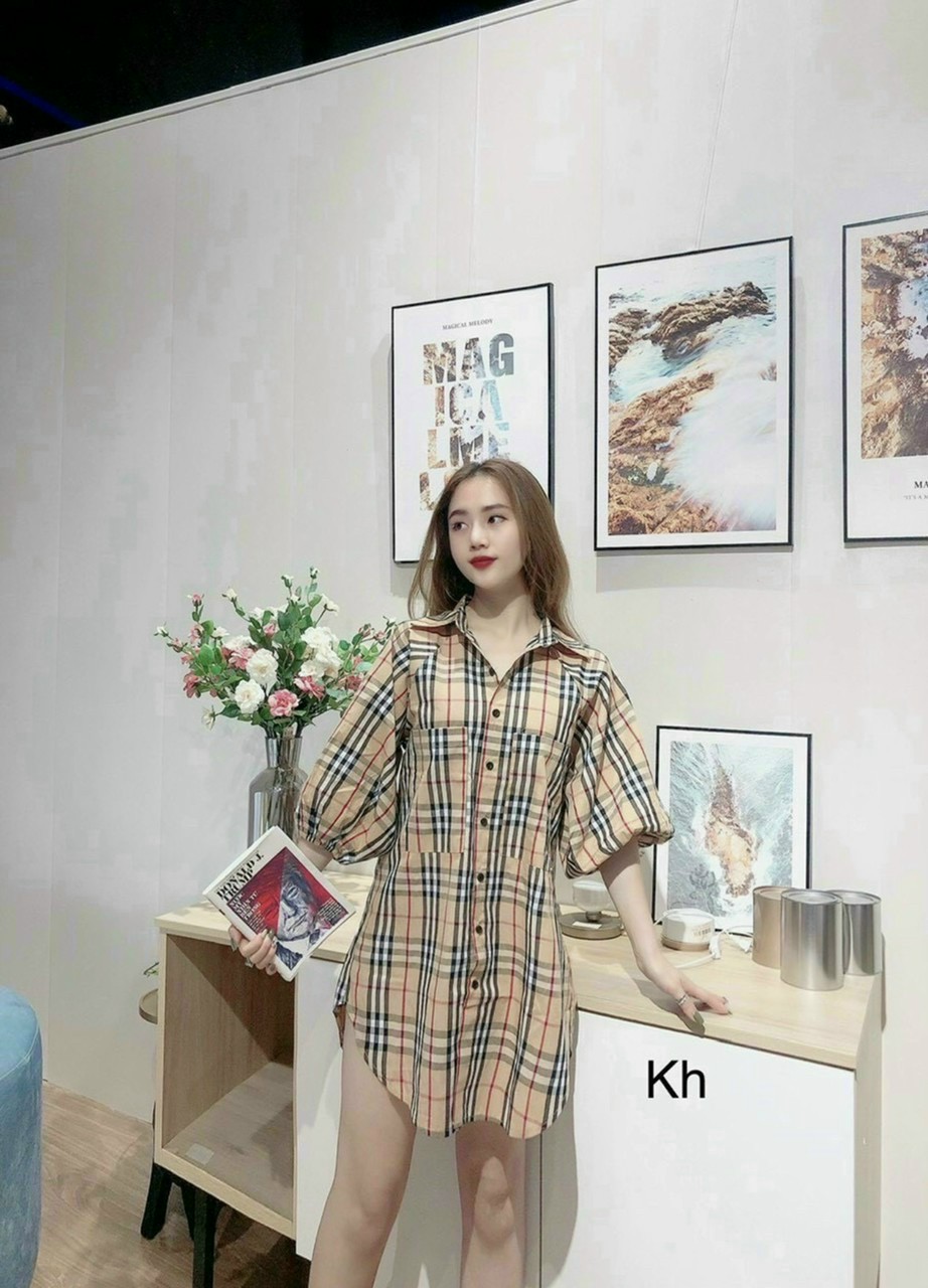ĐẦM SỌC  KIỂU SƠ MI SIÊU XINH UMC188
