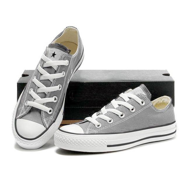 Giày Vải Cổ Thấp Nam - Xám