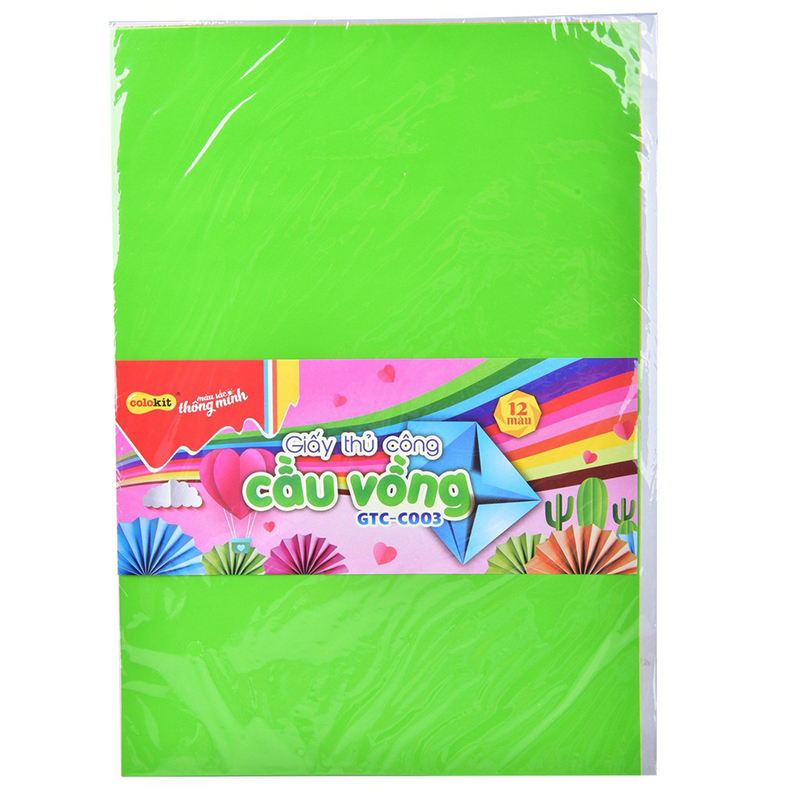 Giấy thủ công 12 màu gct-c002/gct-c003