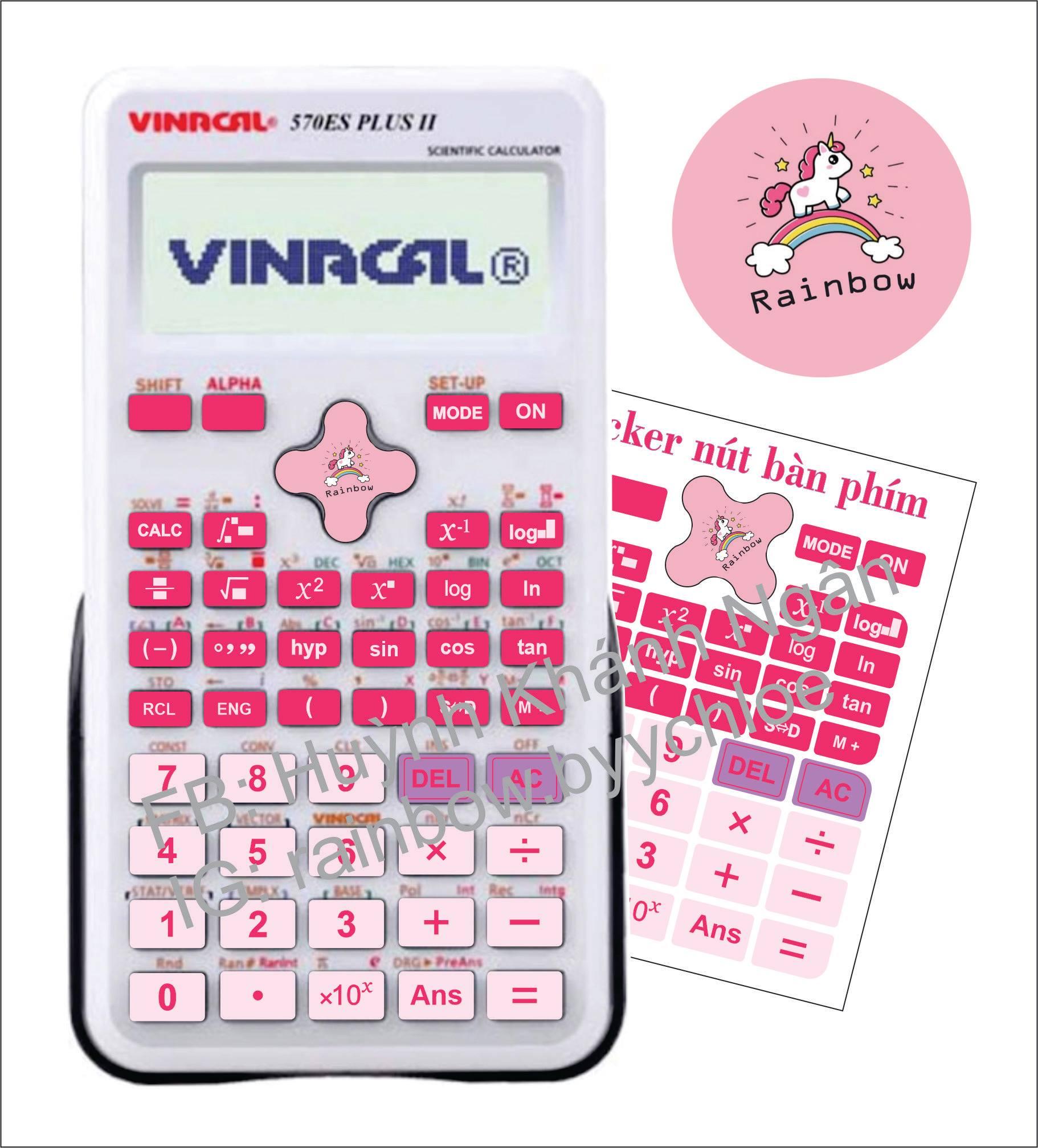 Sticker nút máy tính vinacal