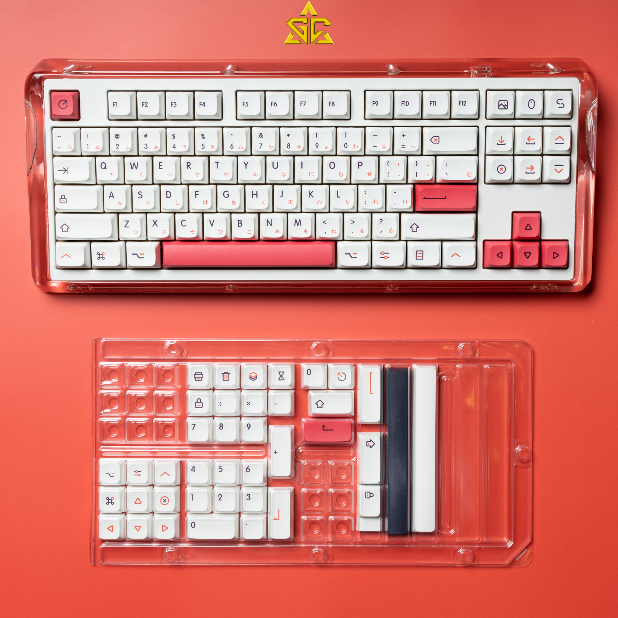 Keycap Kon Momo 126 nút bàn phím cơ Profile XDA Thick PBT