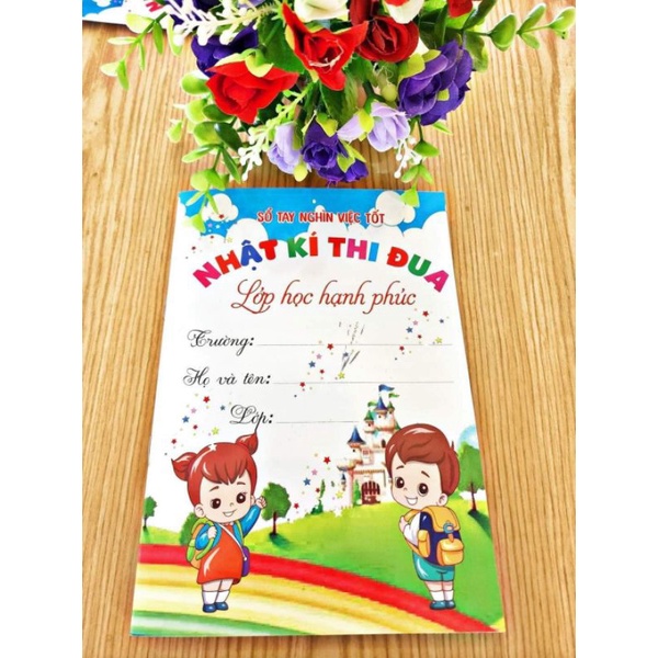 Combo 50 quyển Thi đua khen thưởng tặng kèm 300sticker
