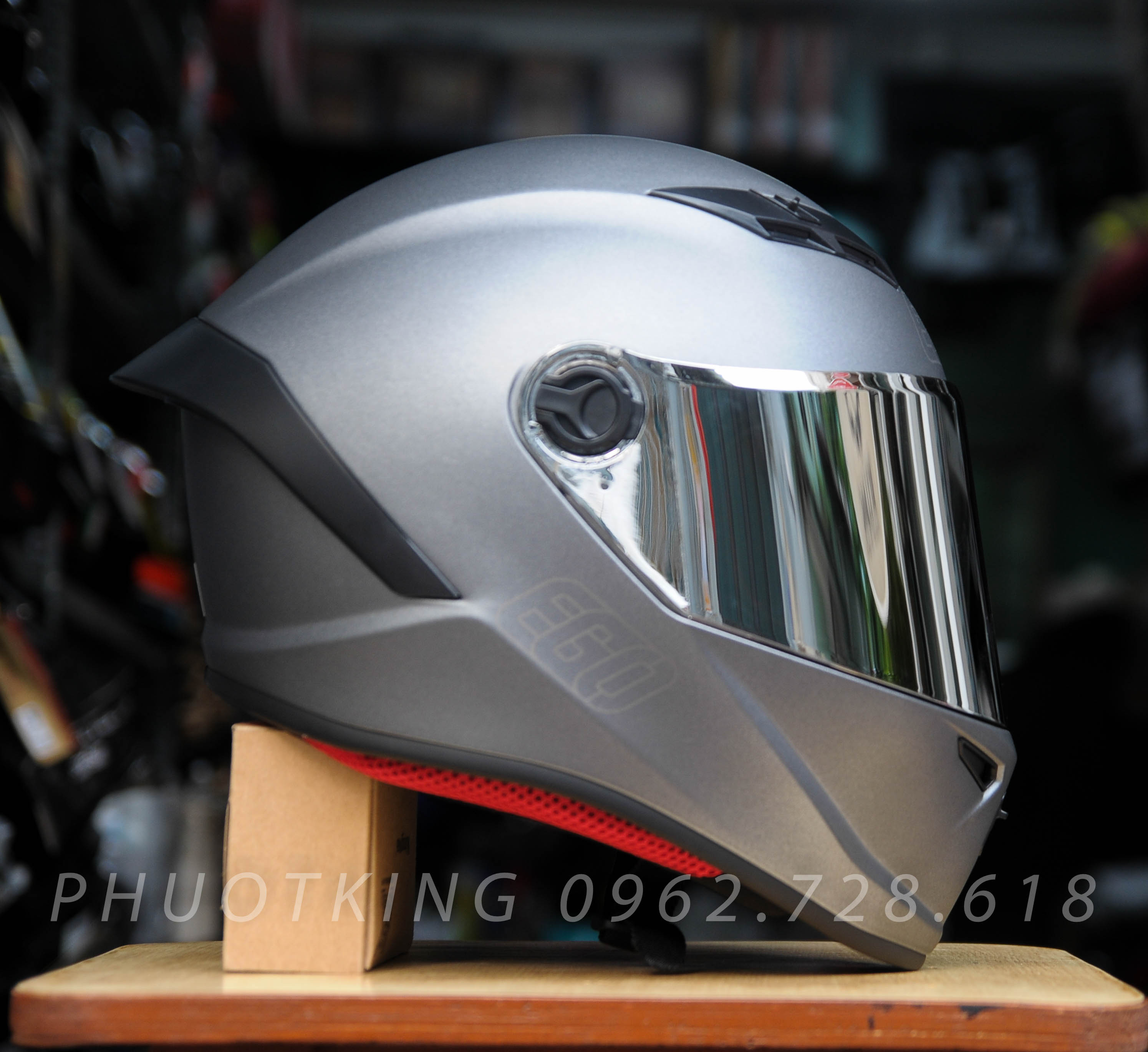 Mũ bảo hiểm fullface EGO E7 (tặng khăn ninja)