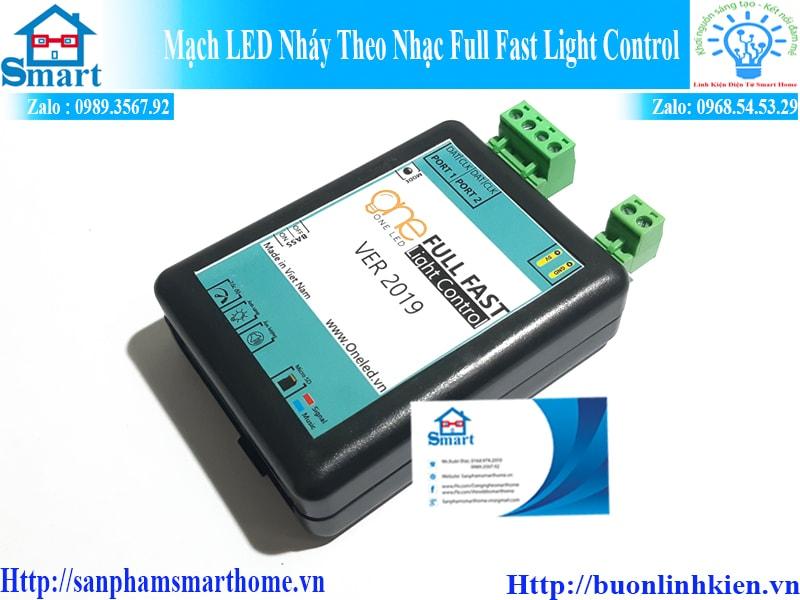 MẠCH LED NHÁY THEO NHẠC FULL FAST LIGHT CONTROL