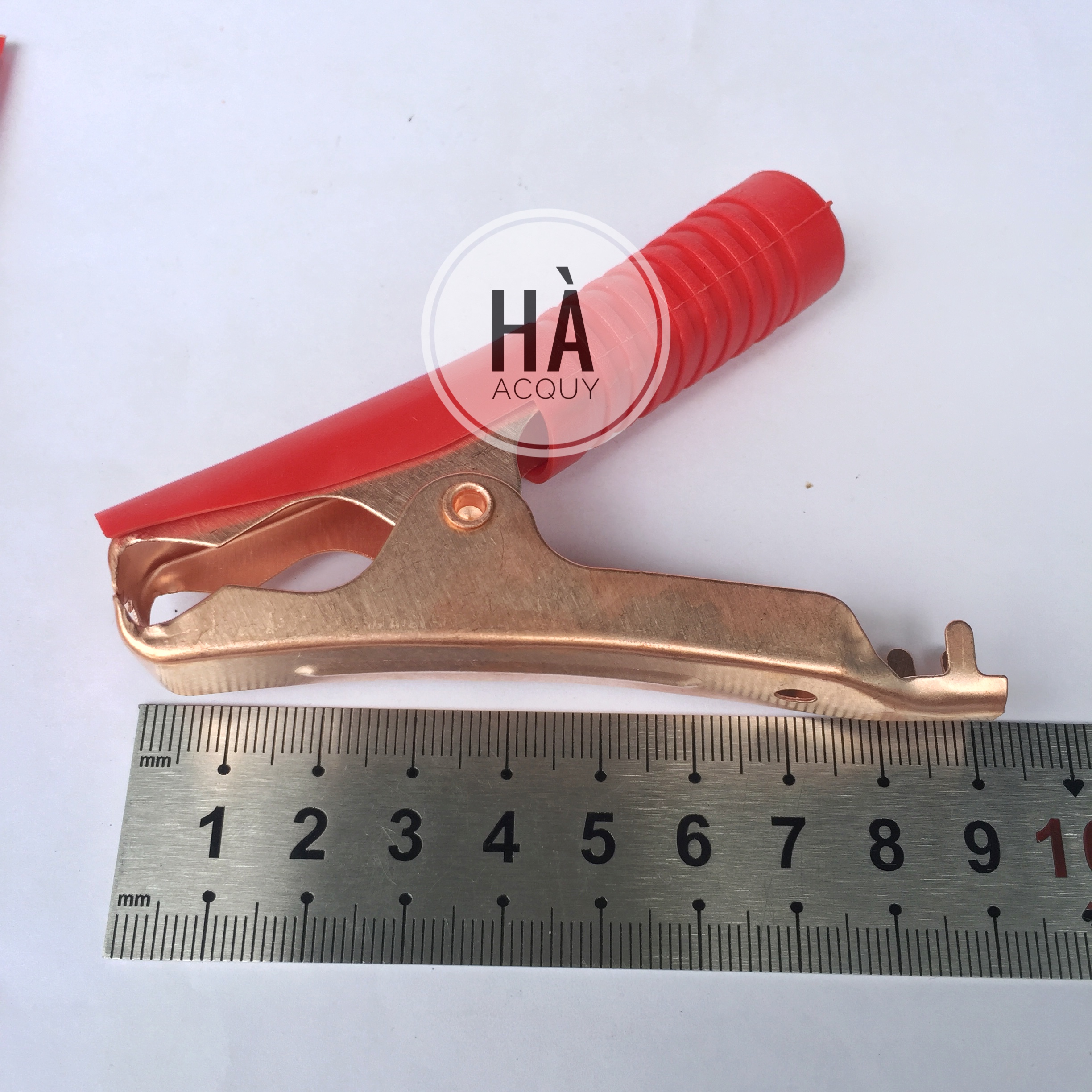 Kẹp Ắc Quy Cá Sấu Mạ Đồng 100A - 9.5Cm- 1 cặp