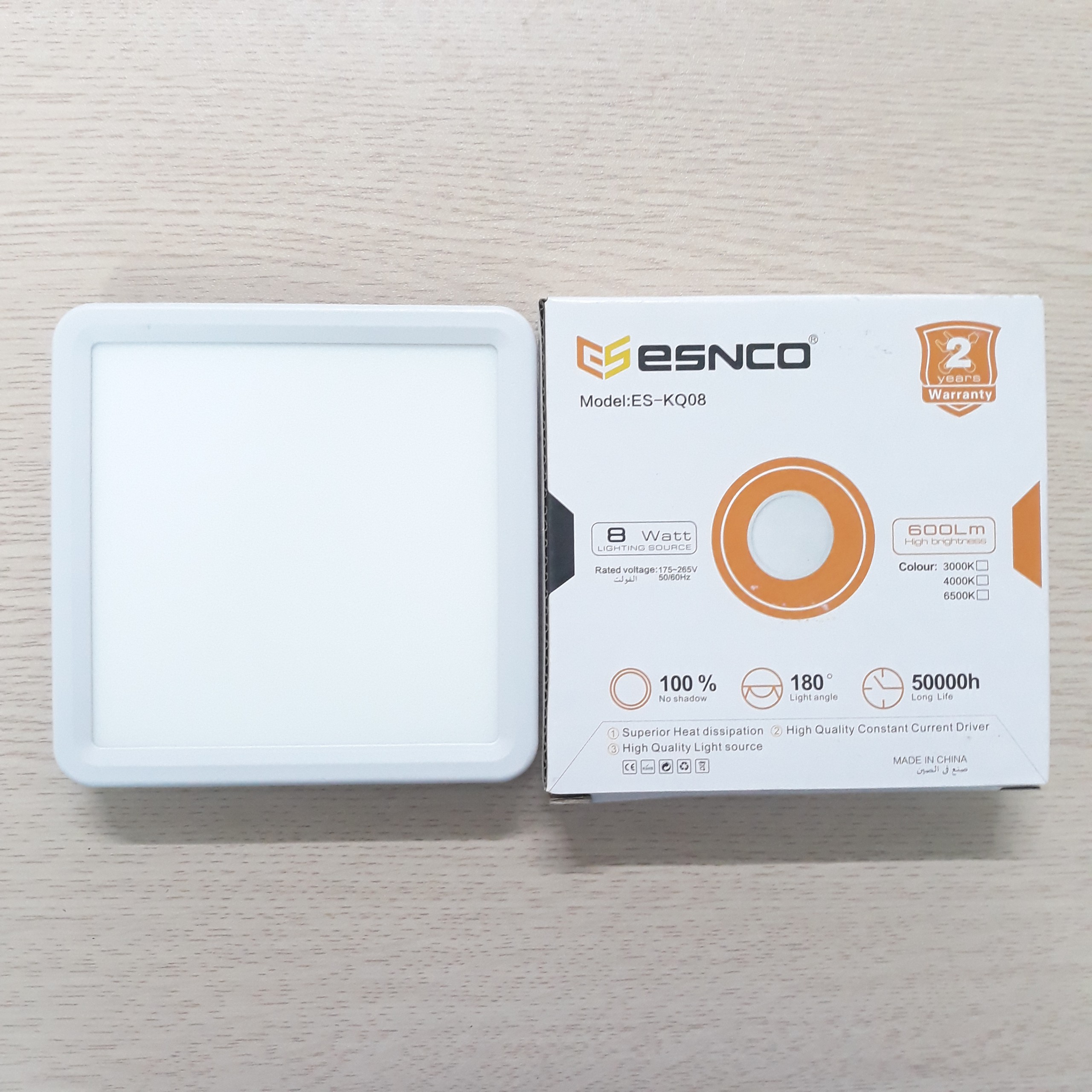 Đèn led âm trần vuông đa năng 8w,15w - đên chính hãng bảo hành 2 năm
