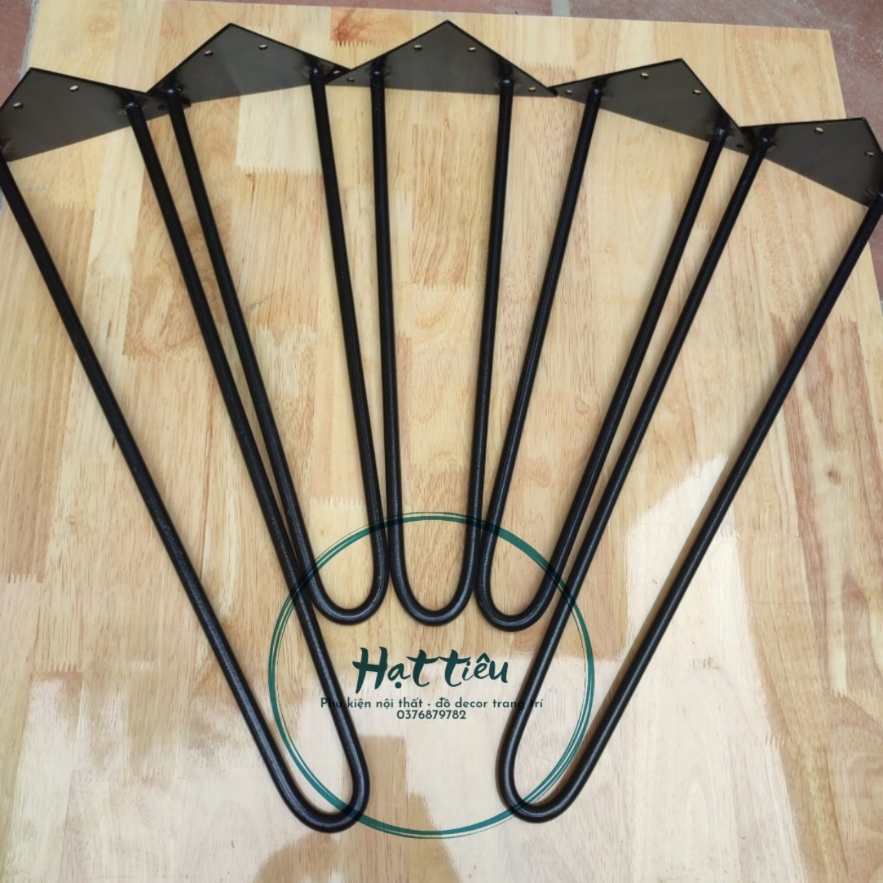 bộ 4 chân sắt 30cm -sơn tĩnh điện