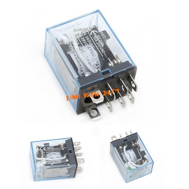 RELAY TRUNG GIAN LY2N-J RELAY 12V 10A 8 CHÂN