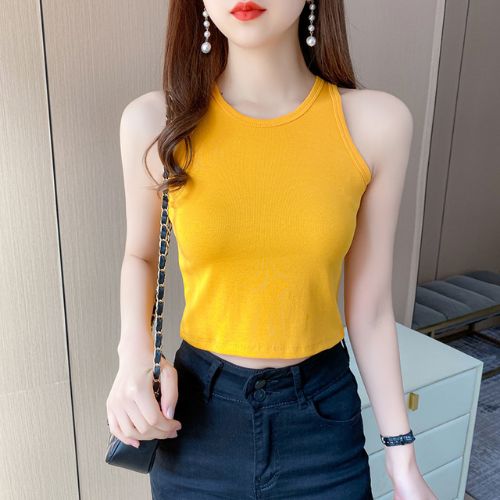 Áo croptop nữ , Áo croptop 3 lổ sát nách dáng ngắn nữ chát thun coton co giản mèm mại , áo ba lỗ trẻ trung năng động thời trang gợi cảm cho phái nữ KVIND_store08