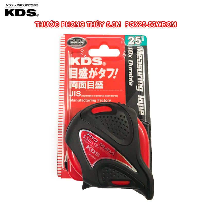 Thước phong thủy tiếng Việt KDS PGX25-55WROM