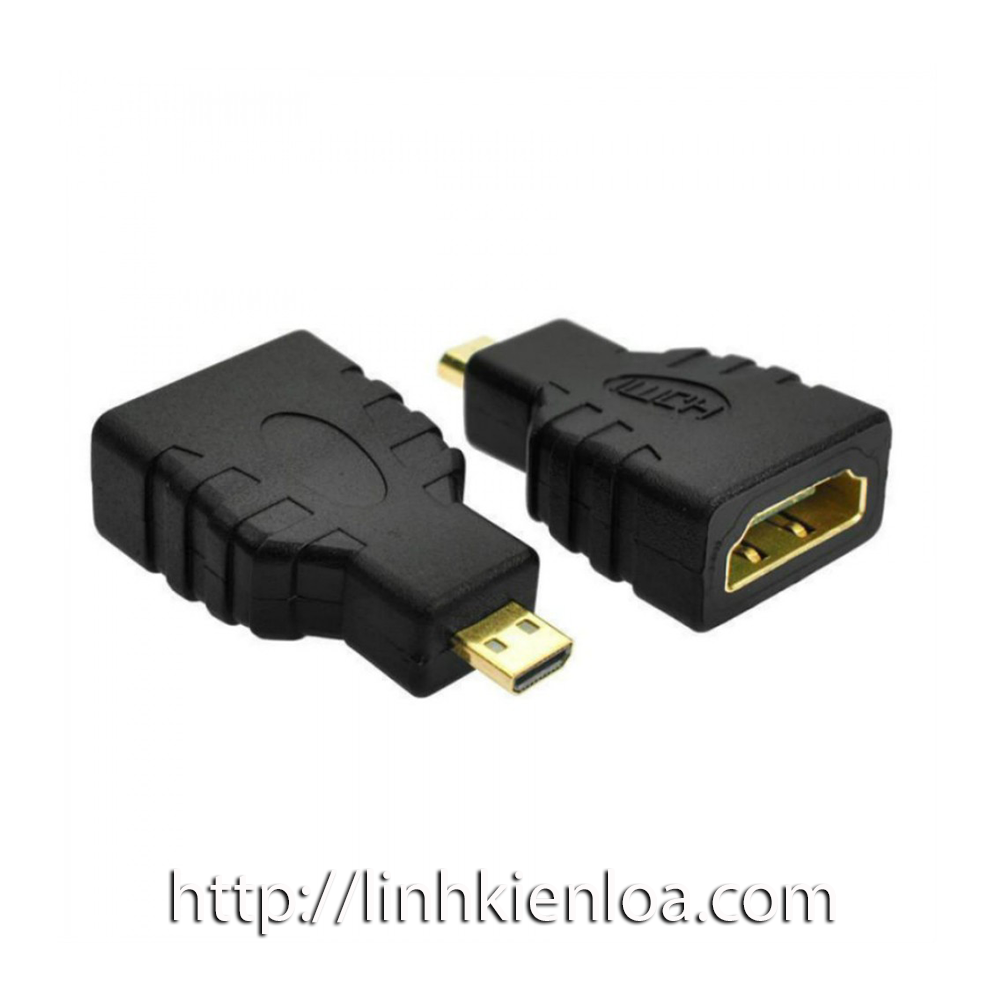Jack chuyển - Đầu Chuyển Đổi Mini HDMI và Micro HDMI sang HDMI