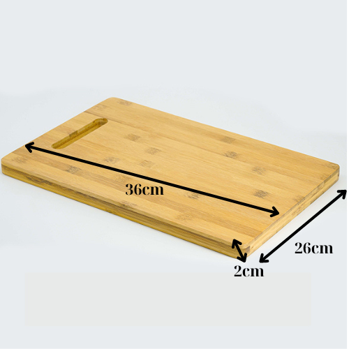 Thớt tre chữ nhật BAMVINA (36x26cm)
