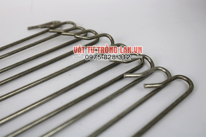 5móc inox 2 đầu dài 70cm treo giỏ lan