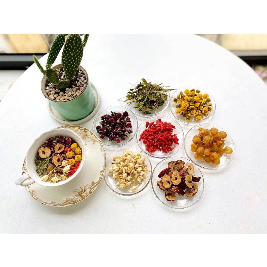 Trà dưỡng nhan detox 7 vị