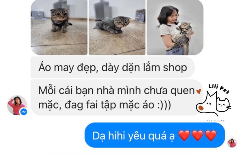 [SIÊU SALE] ÁO PHAO TRẦN BÔNG CHO CHÓ MÈO