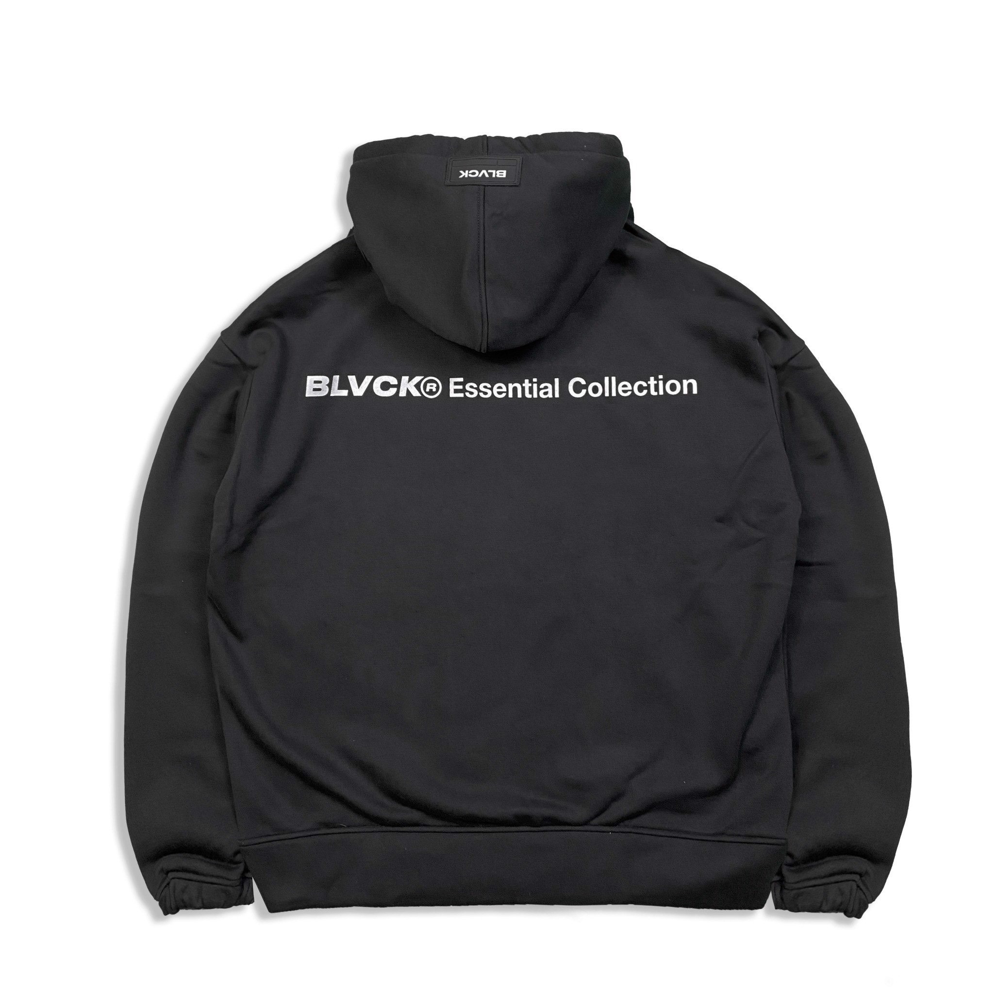 Hoodie basic BLVCK - Black (Phiên bản nỉ bông)