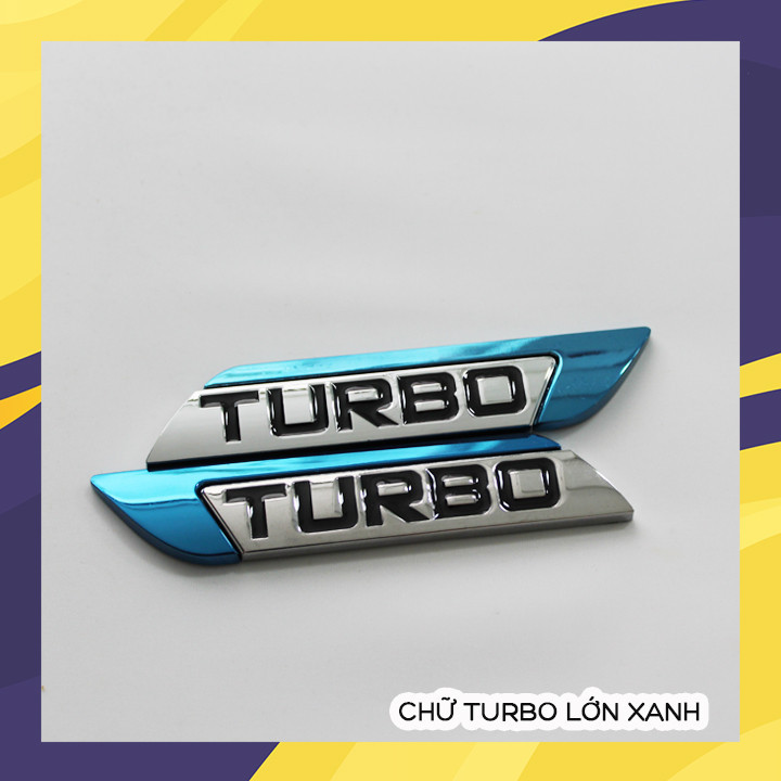 [HCM]Logo chữ Turbo loại lớn