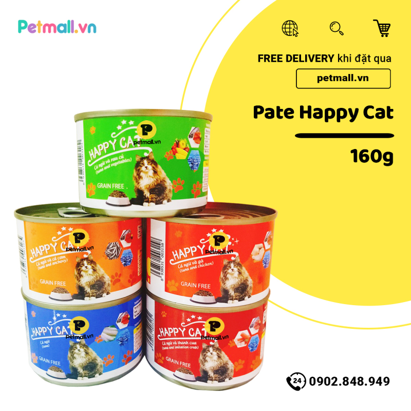 Pate mèo HappyCat 160g