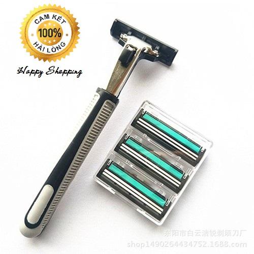 COMBO 30 Lưỡi Dao Kép + 1 Dao Cạo Râu