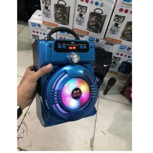 TĂNG MIC HÁT KARAOKE Loa Bluetooth JHW 802-801 - JHW