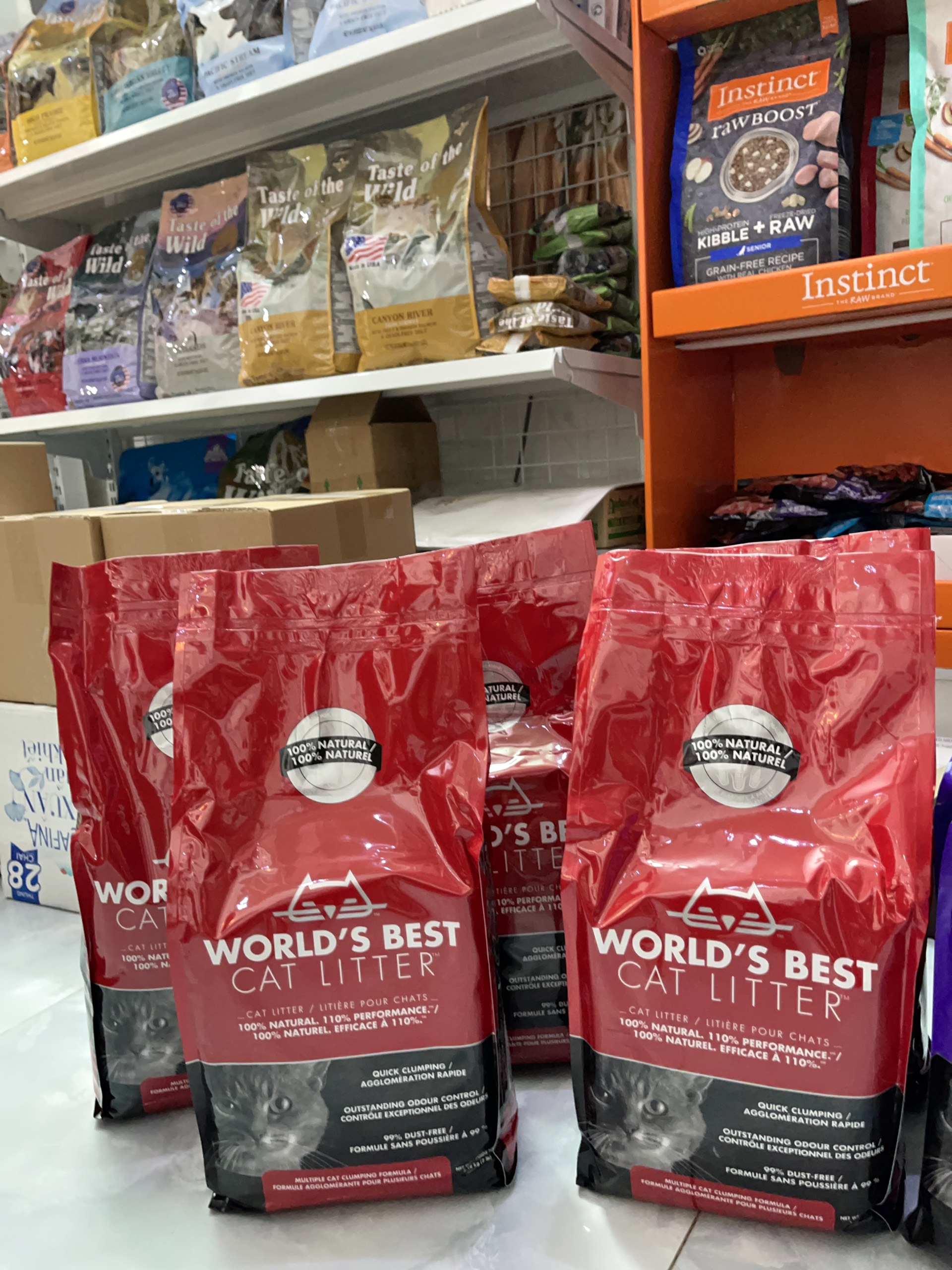 WORLD'S BEST sand for cat cleaning