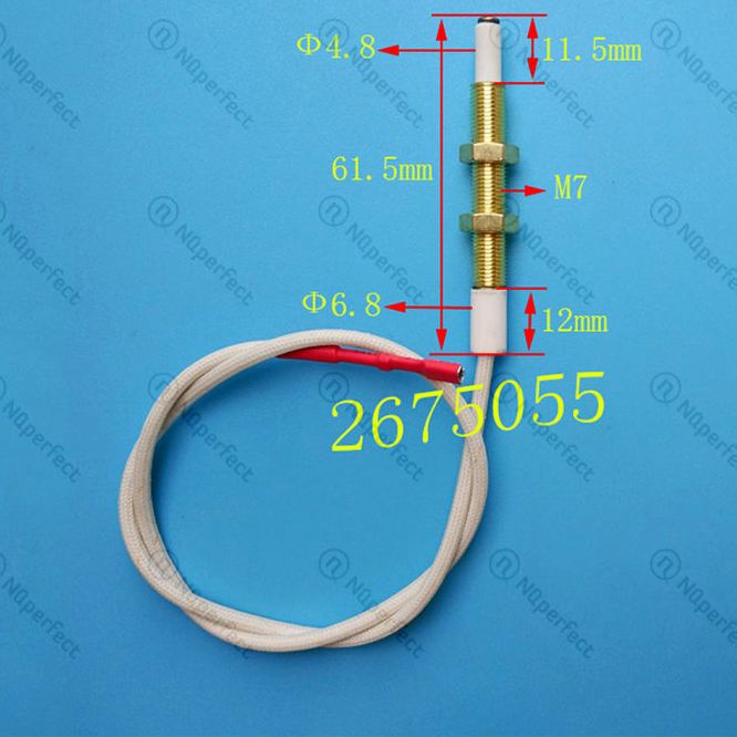 Kim sứ đánh lửa bếp gas âm đa năng ic đánh lửa có ốc Ren điều chỉnh cao thấp -Thay lắp đa số các loại bếp ga cùng kích thước - 1 cái