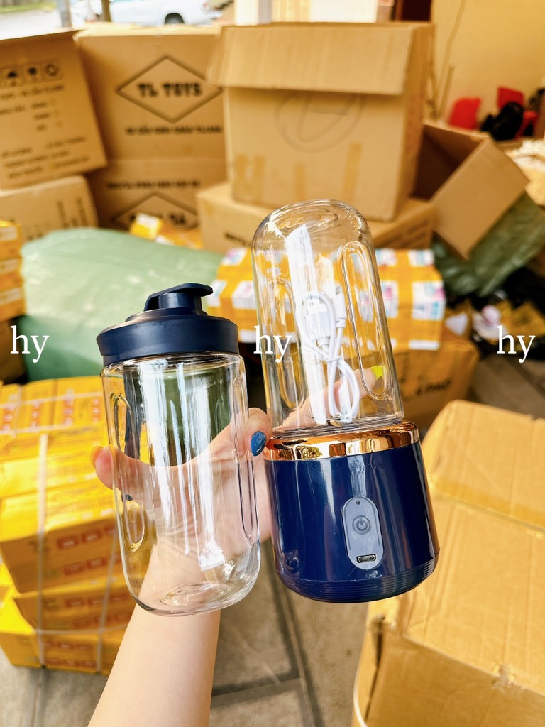 Máy Xay Mini Cầm Tay 2 Cối